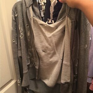 True Religion Charcoal Hoodie